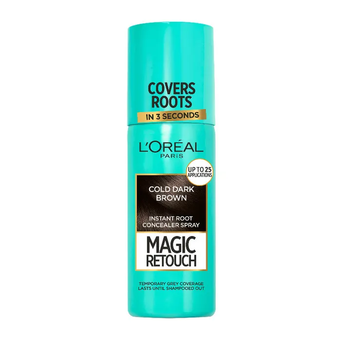 Magic Retouch Hajtószínező Spray Cold Dark Brown Feketésbarna