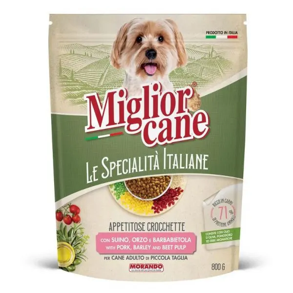 Migliorcane száraz kutyaeledel sertéshússal és céklával