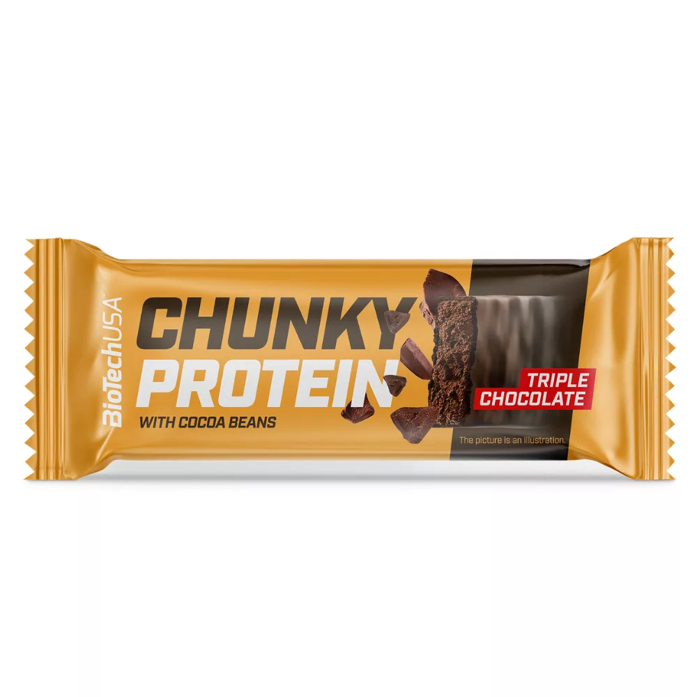BioTech USA Chunky fehérje szelet Triple Chocolate