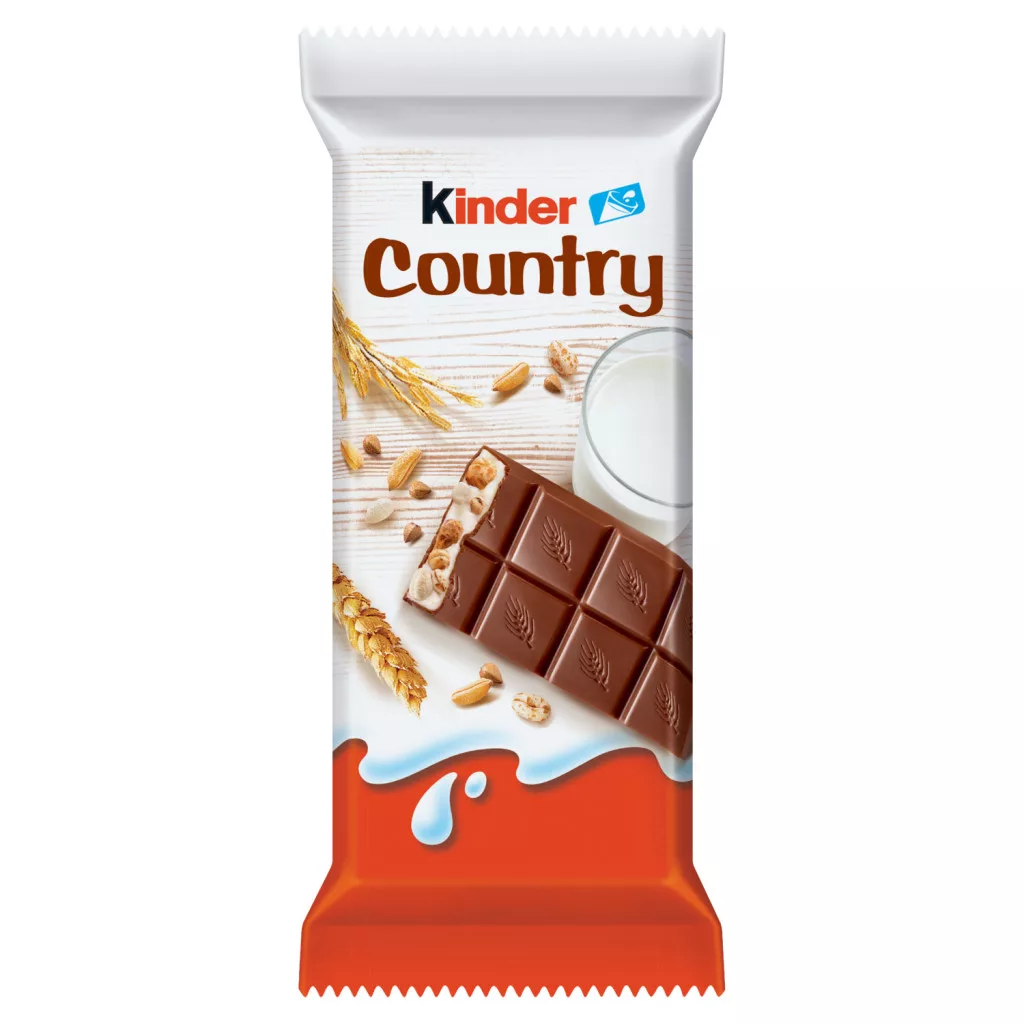 Kinder Country tejcsokoládé szelet gabonapelyhes és tejes töltéssel