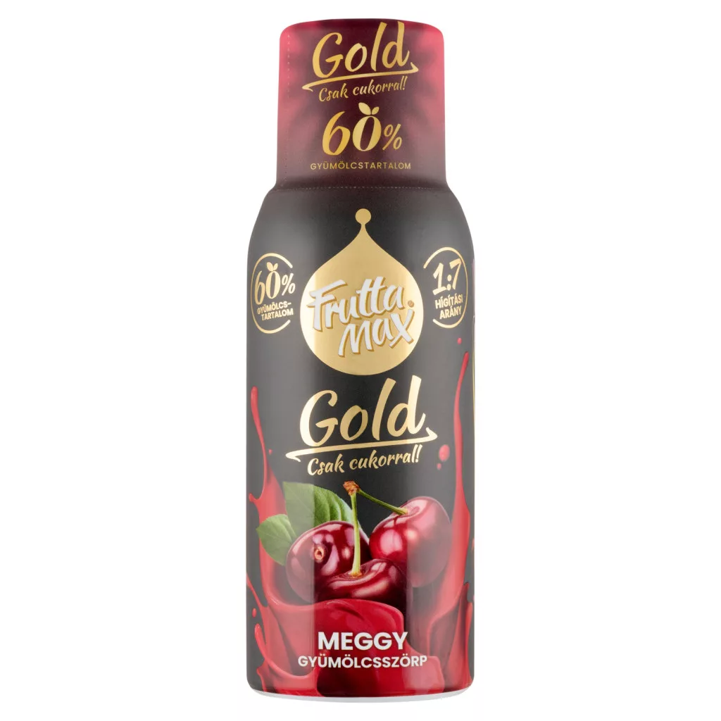 FruttaMax Gold meggy gyümölcsszörp