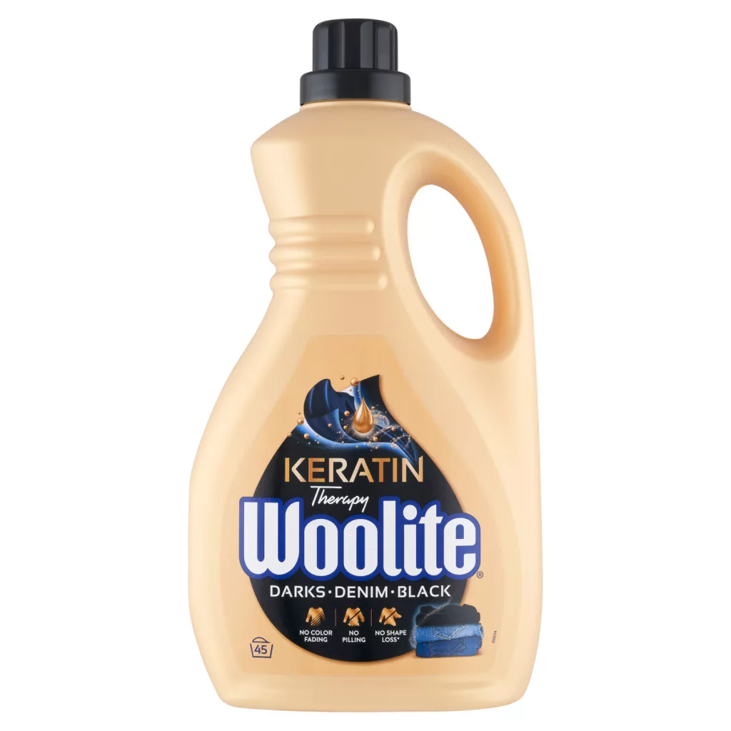 Woolite Keratin Therapy folyékony mosószer keratinnal sötét ruhákhoz 45 mosás