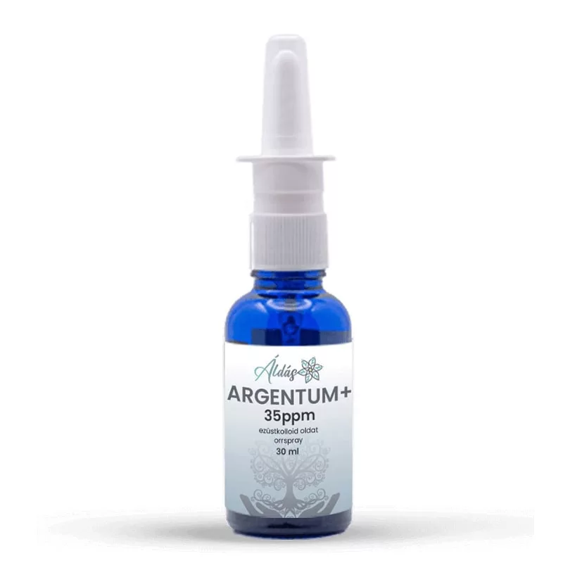 Áldás orrspray ARGENTUM + 35 ppm kolloid ezüst ion oldatot tartalmazó