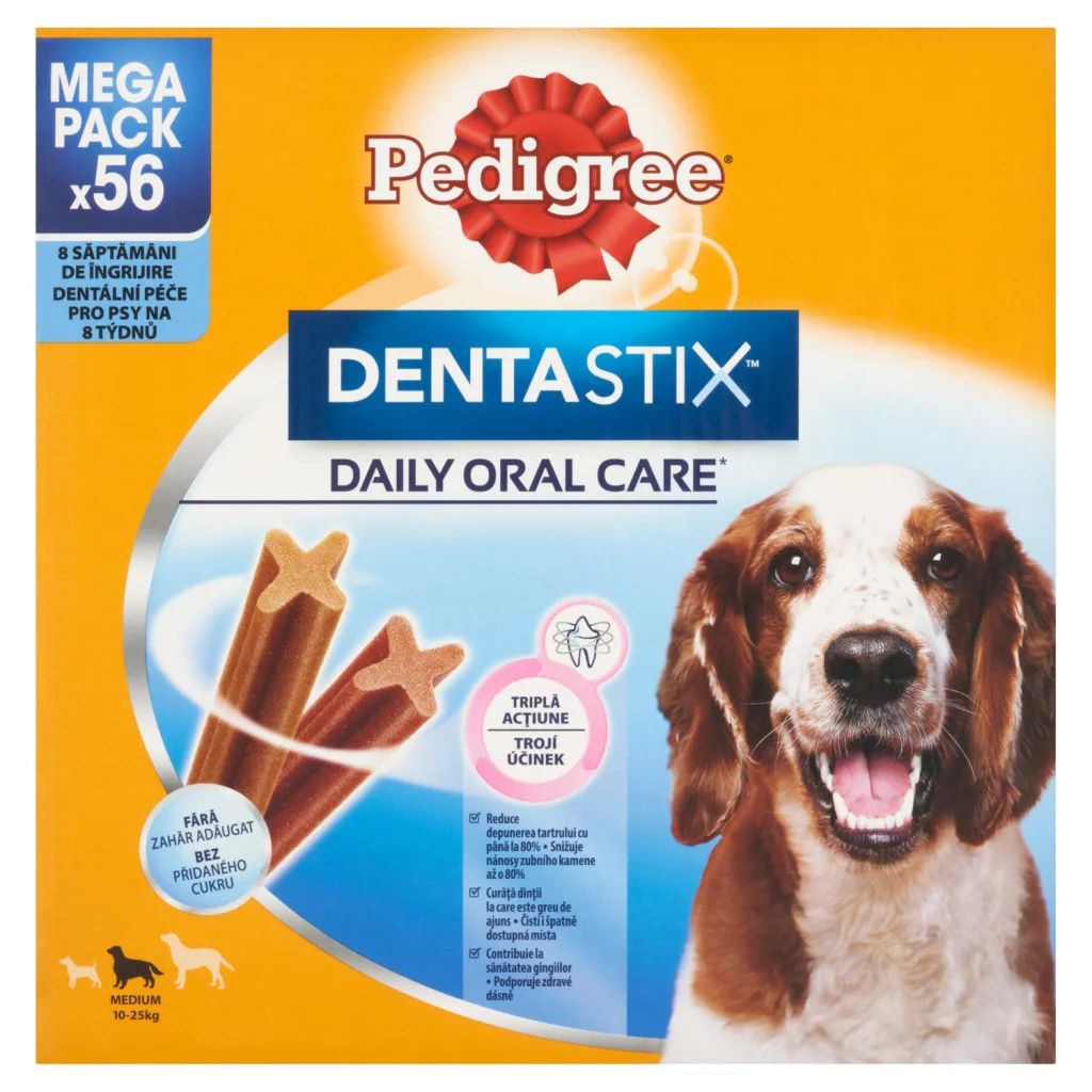 Pedigree DentaStix Daily Oral Care kiegészítő állateledel 4 hónapnál idősebb kutyáknak