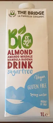 BIO UHT gluténmentes cukormentes mandulaital