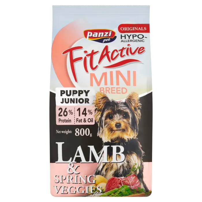Panzi Pet Fit Active Bárány teljesértékű eledel kölyök és növendék kutyák részére