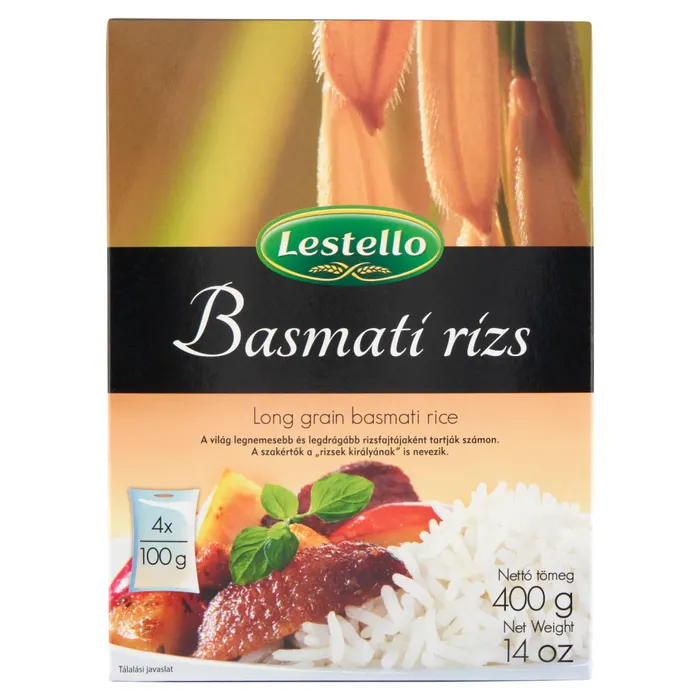 Lestello hosszú szemű fehér basmati rizs