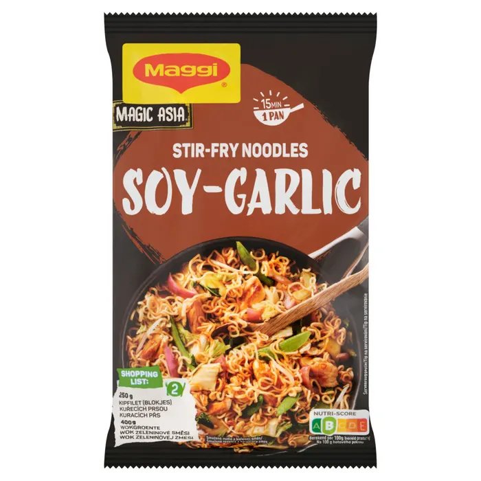 Maggi Magic Asia fokhagymás szójás pirított tészta