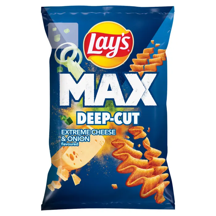 Lay's Max sajtos-újhagymás ízű burgonyachips