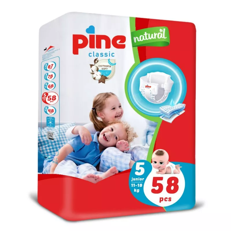 Pine Classic Jumbo pelenka S5 11-25kg junior