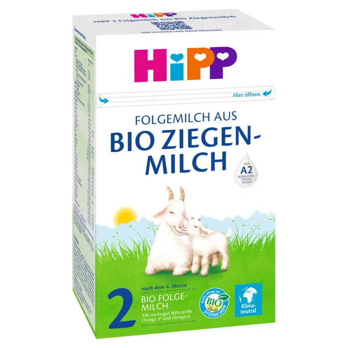 HiPP 2 bio kecsketejalapú anyatej-kiegészítő tápszer 6 hónapos kortól