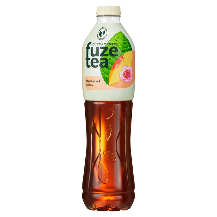 Fuze Tea szénsavmentes őszibarack- és rózsaízű üdítőital fekete tea kivonattal