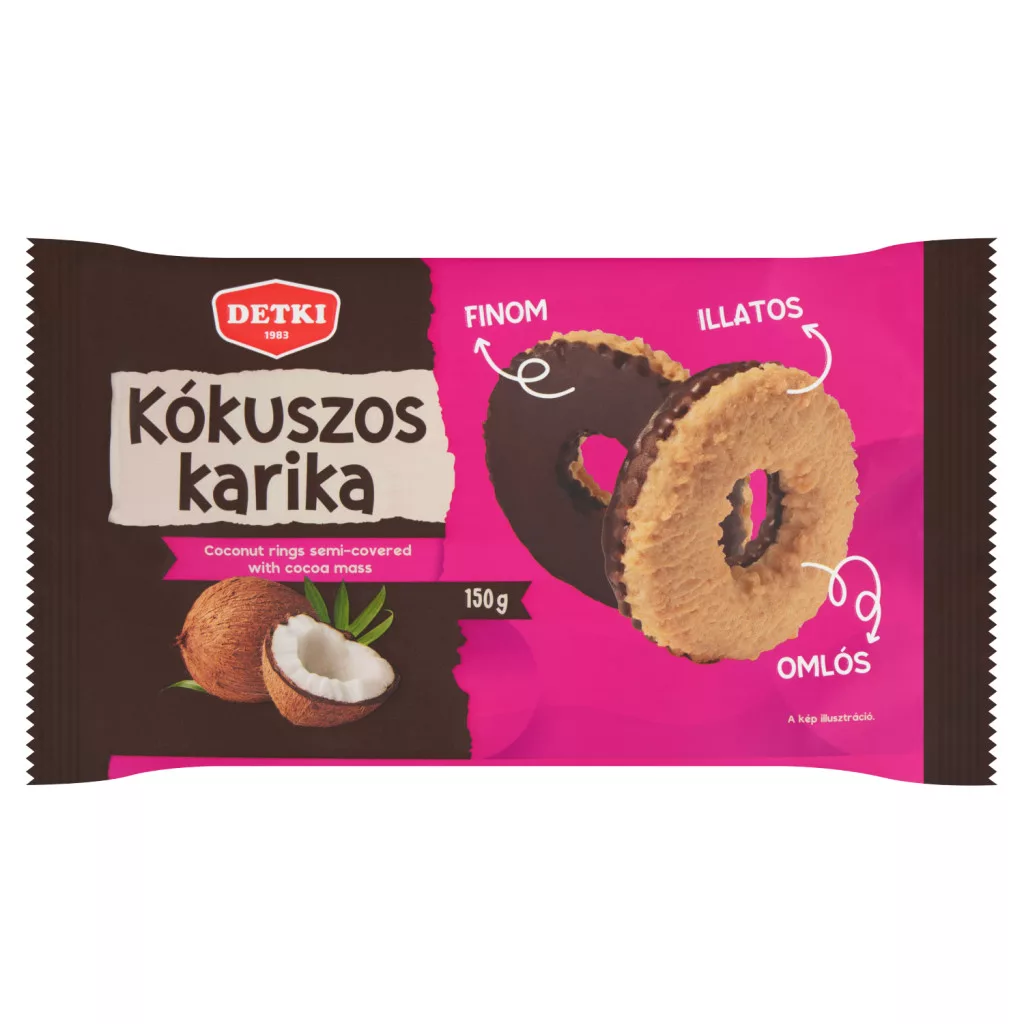 Detki kókuszos karika ét