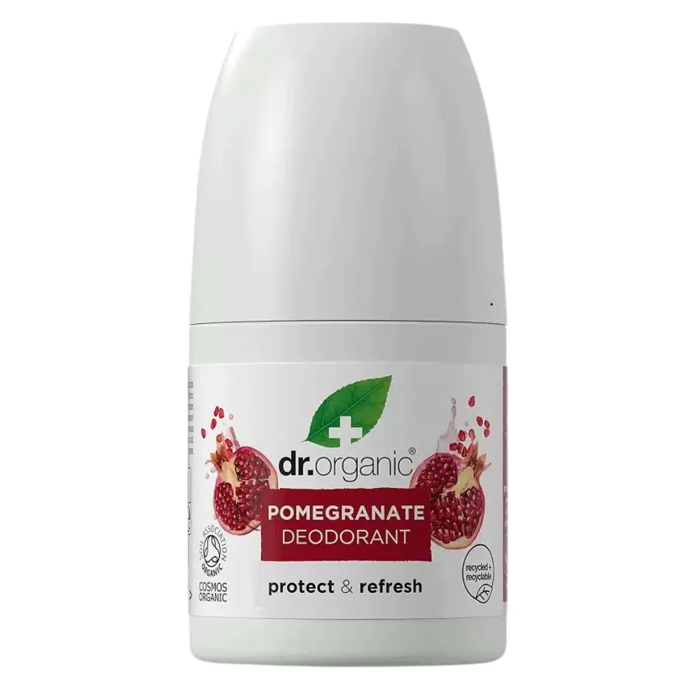 Dr.Organic Bioactive Skincare alumíniummentes golyós dezodor bio gránátalmával
