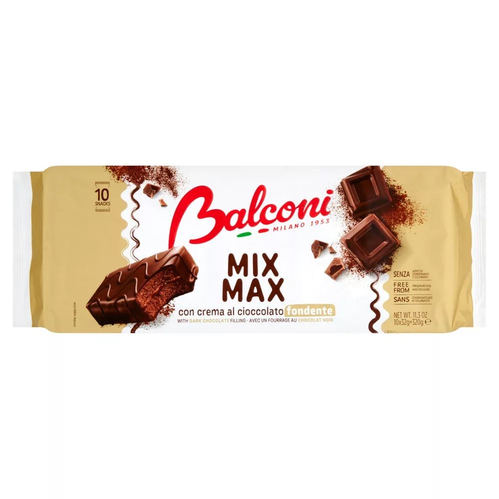 Balconi piskóta 320g mix max étcsokoládés szelet