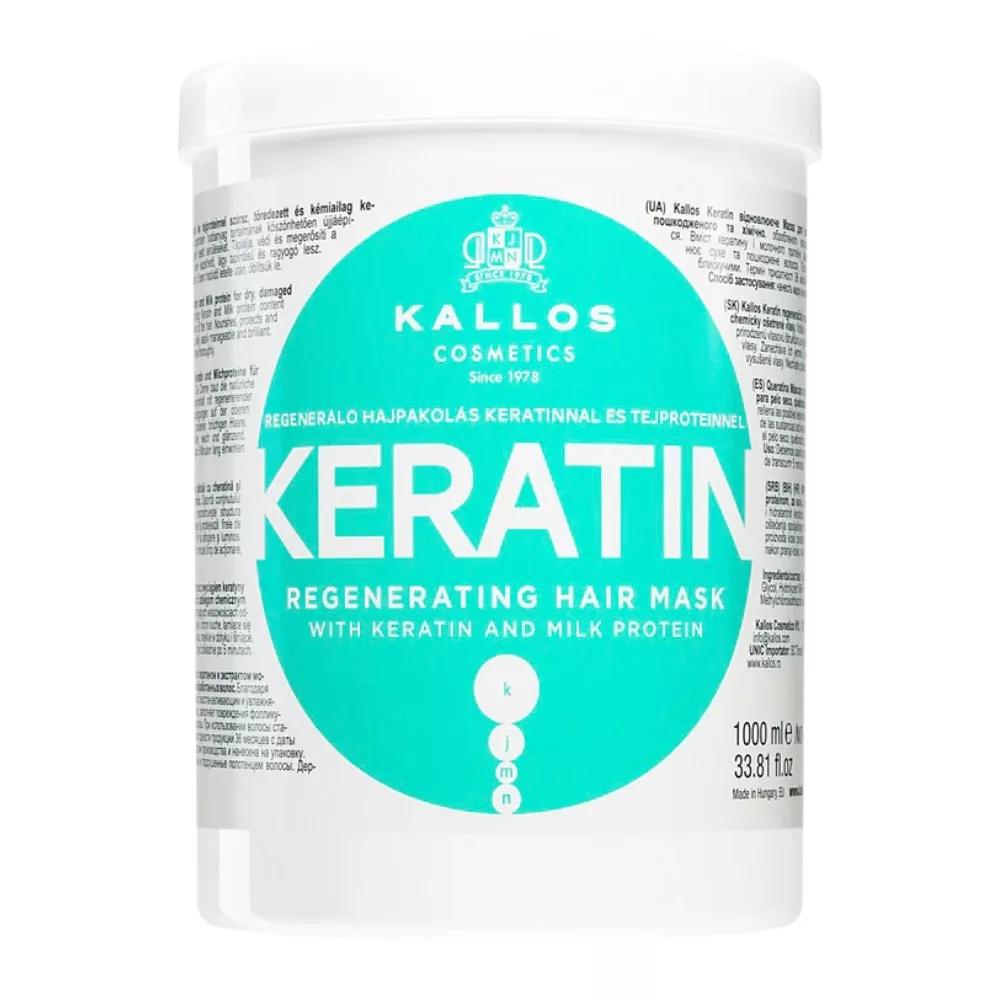 Kallos KJMN hajpakolás keratin