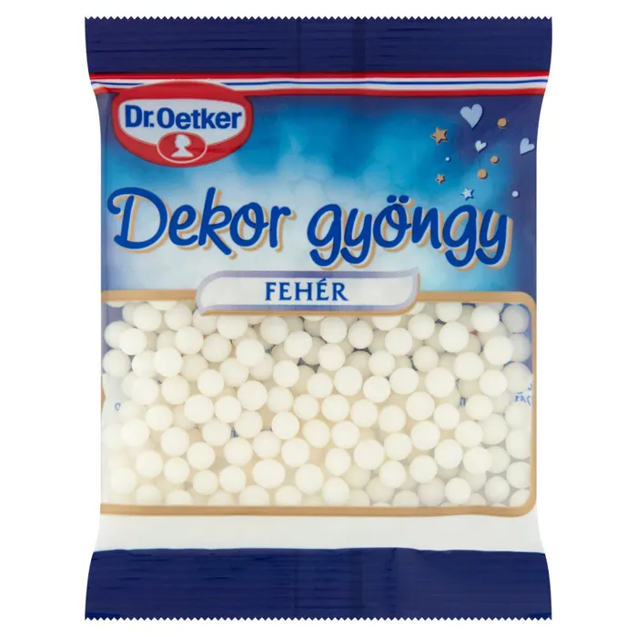 Dr. Oetker fehér dekor gyöngy