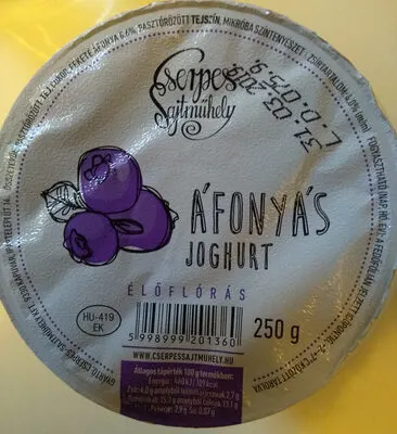 Cserpes jog. Sorti. áfonya