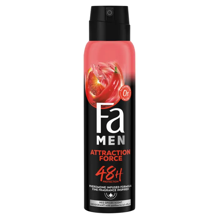Fa Men Attraction Force deospray és testpermet vörös fűszeres illattal