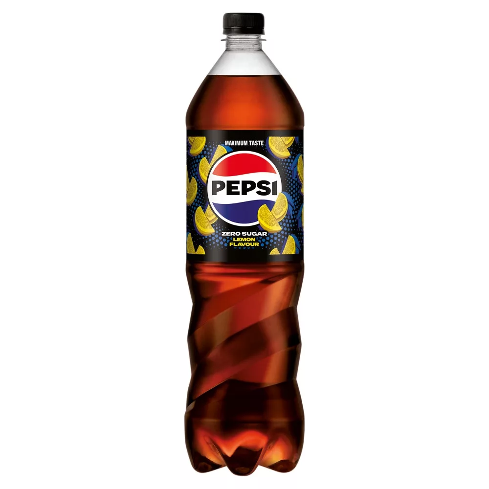 Pepsi Zero colaízű energiamentes szénsavas üdítőital édesítőszerekkel citrom ízesítéssel