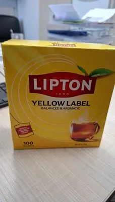 Yellow Label ízesített fekete tea 100 filter