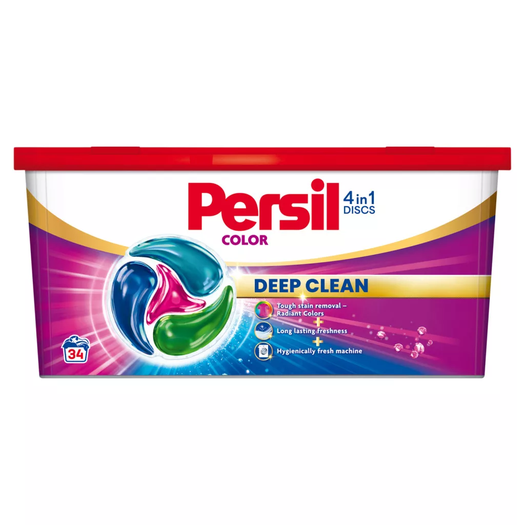 Persil Discs Color mosószer koncentrátum gépi mosáshoz színes ruhadarabokhoz 34 mosás