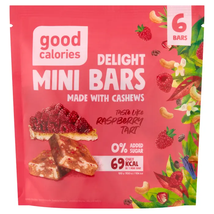 Good Calories szeletek magvakkal és málnával
