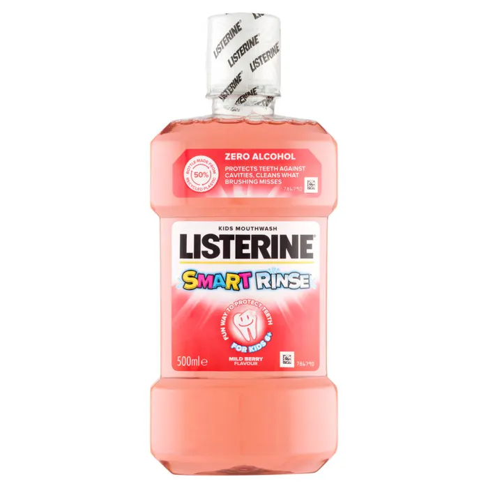 Listerine Smart Rinse Mild Berry szájvíz gyermekeknek fluroiddal