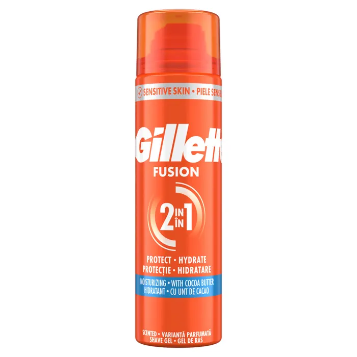 Gillette Fusion Hidratáló Borotvazselé Férfiak Számára, Kakaóvajjal