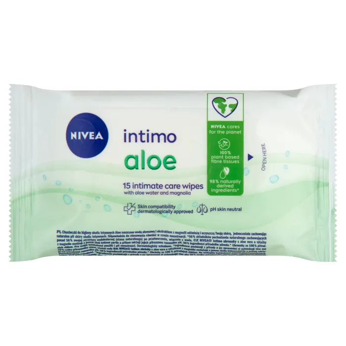 NIVEA Intimo Aloe intim törlőkendő