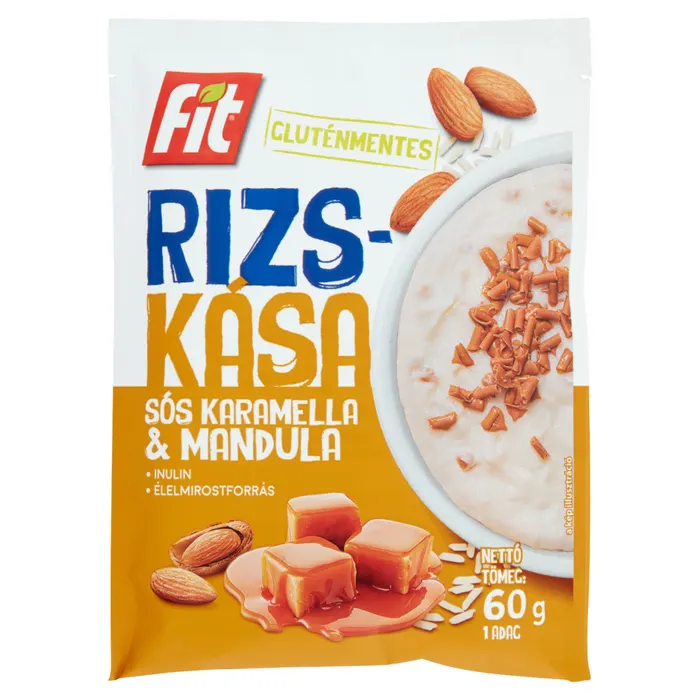 Fit sós karamella & mandula rizskása