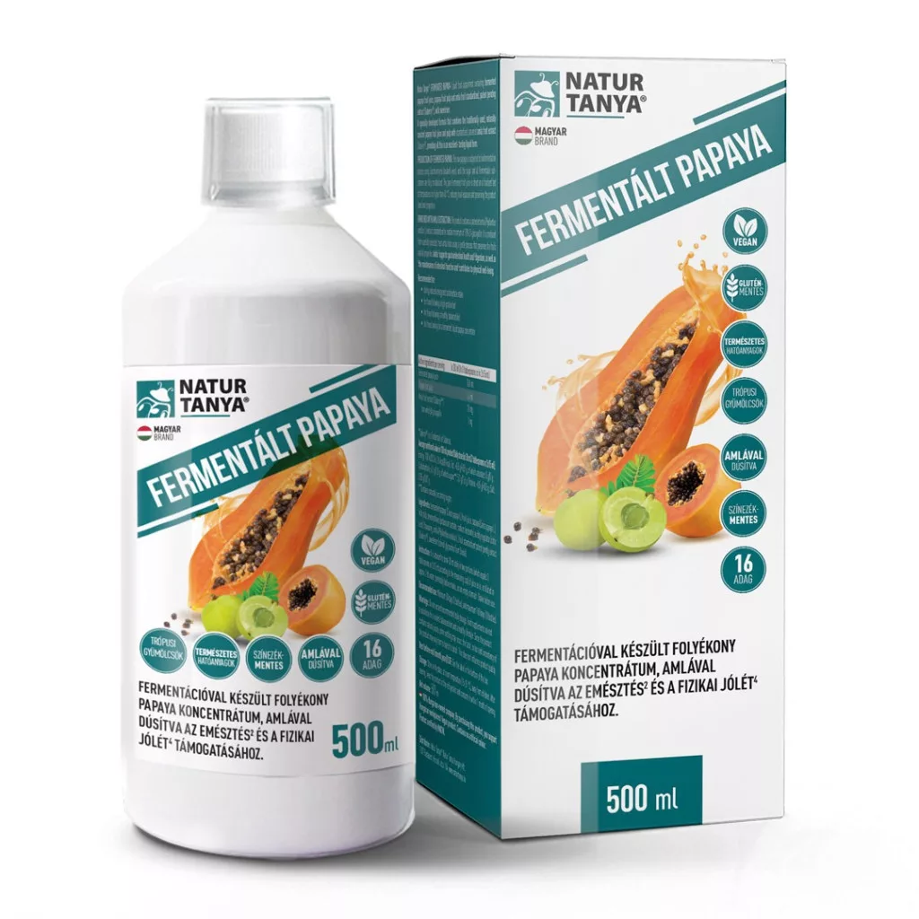 Natur Tanya fermentált papaya koncentrátum vegán