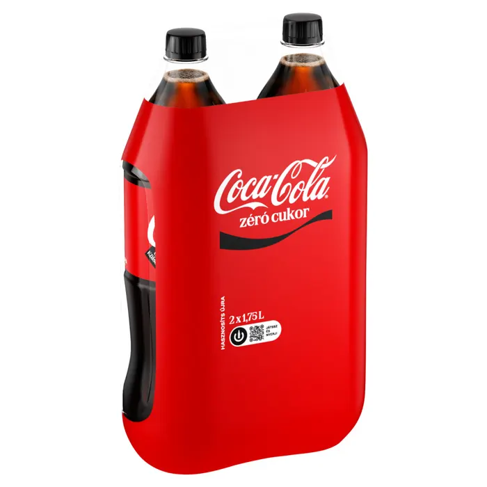 Coca-Cola zéró cukor colaízű energiamentes szénsavas üdítőital édesítőszerekkel