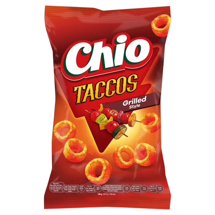 Chio Taccos grilles ízű búza-burgonyasnack