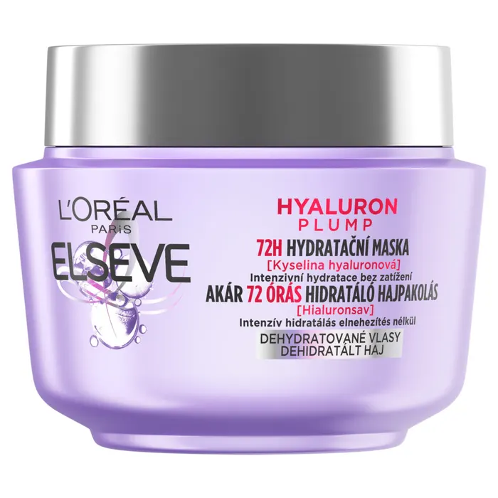 L'oréal Paris Hyaluron Plump akár 72 órás hidratáló hajpakolás hialuronsavval