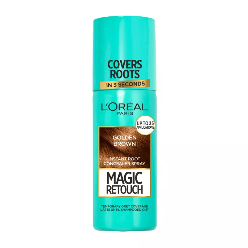 Magic Retouch Hajtószínező Spray Golden Brown Mogyoró