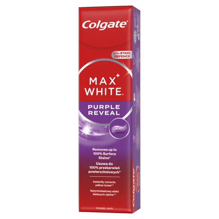 Colgate Max White Purple Reveal fogfehérítő fogkrém