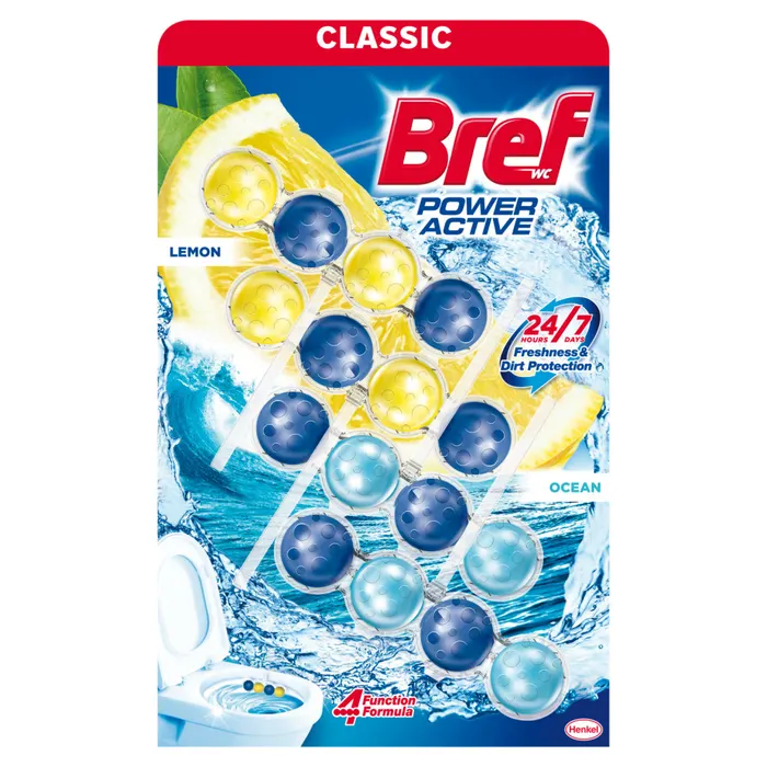 Bref Power Aktiv Lemon/Ocean WC frissítő
