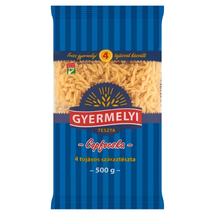 Gyermelyi copfocska 4 tojásos száraztészta