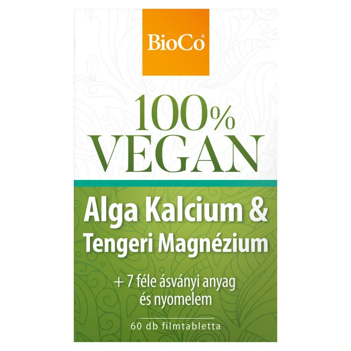 BioCo 100% Vegan Alga Kalcium & Tengeri Magnézium filmtabletta