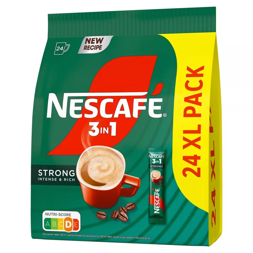 NESCAFÉ 3in1 Strong Intense & Rich azonnal oldódó kávéspecialitás