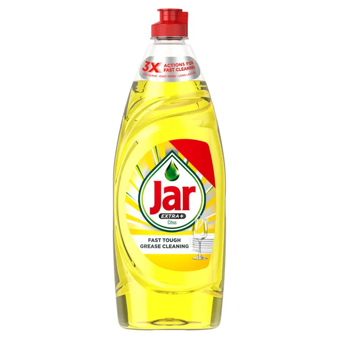 Jar Extra+Citrus Folyékony Mosogatószer.A Jar 1. Számú Formulája Szennyeződések Eltávolításához650ml