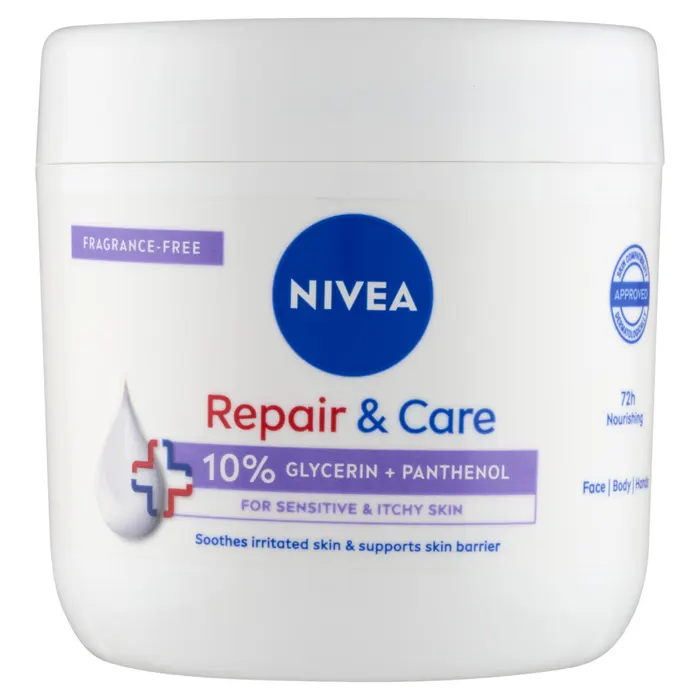 NIVEA Repair & Care illatmentes krém érzékeny bőrre e