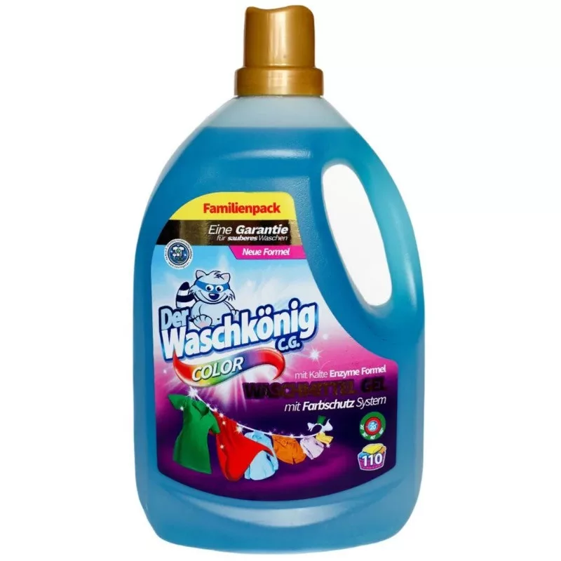 Der Wäschkönig C.G. mosógél Color 110 mosás