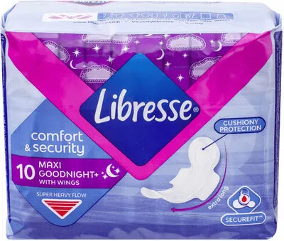 Maxi Night+ Comfort & Security egészségügyi betét éjszakai használatra