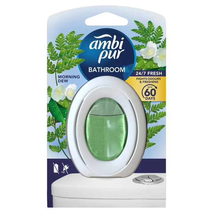 Ambi Pur Fürdőszobai Légfrissítő - Folyamatos Szagsemlegesítés És Szagmegelőzés Morning Dew 1 X