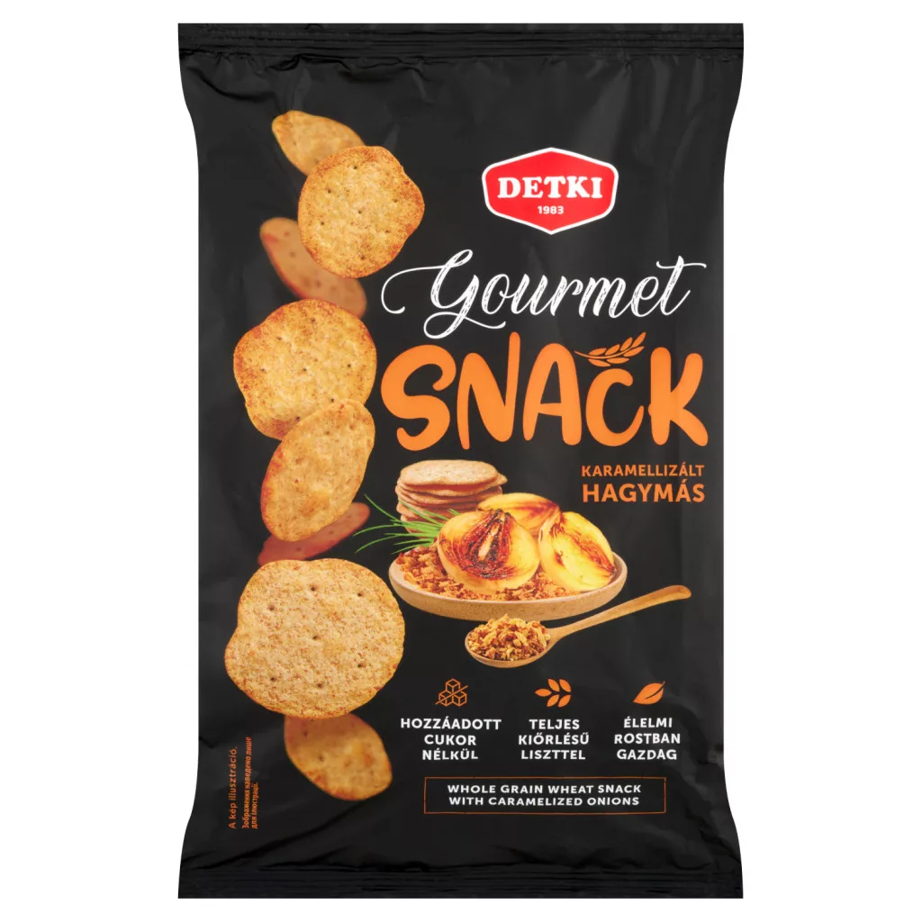 Detki Gourmet Snack karamellizált hagymás