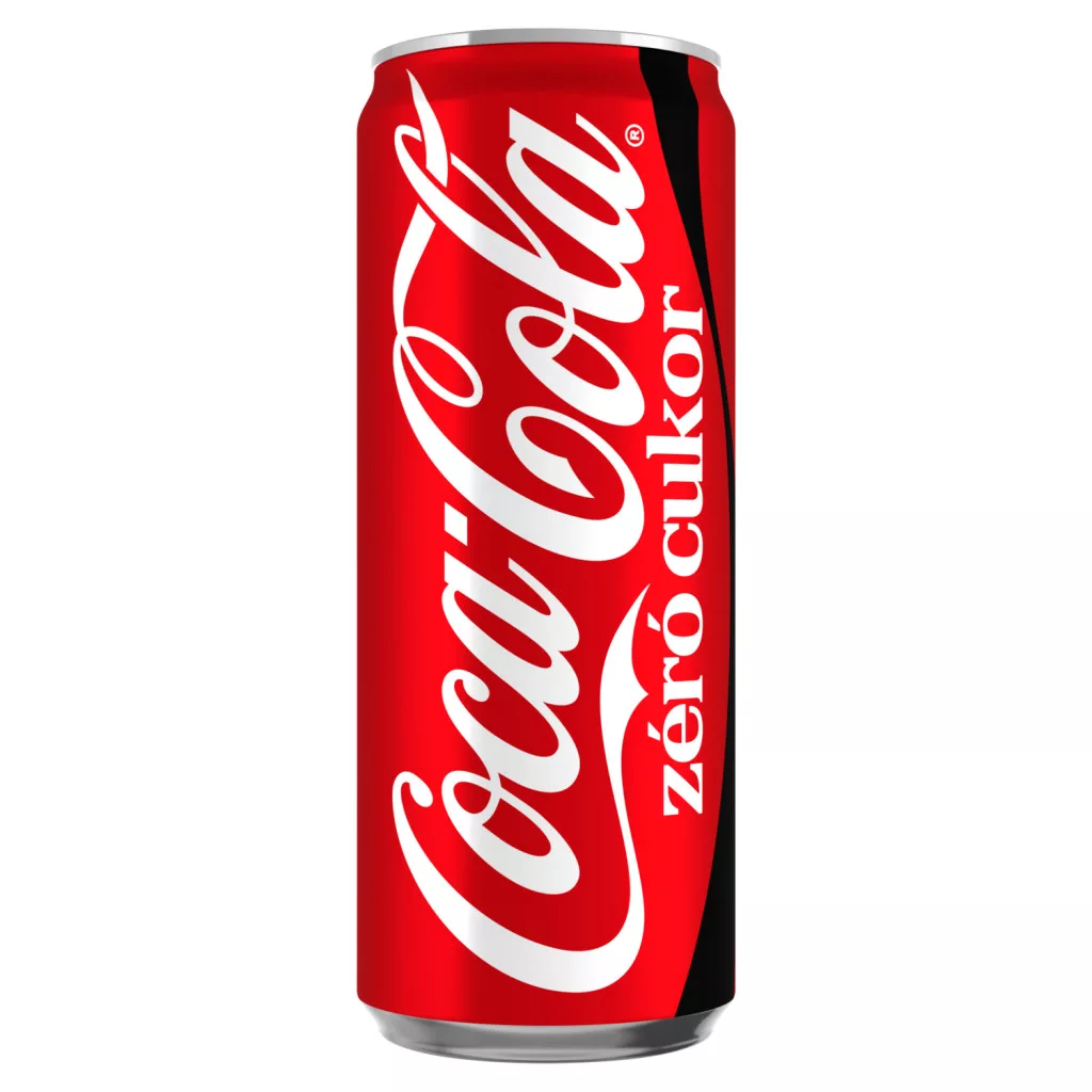 Coca-Cola zéró cukor colaízű energiamentes szénsavas üdítőital édesítőszerekkel