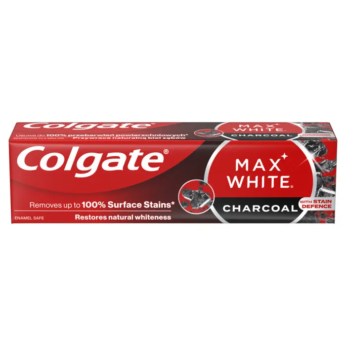 Colgate Max White Charcoal fogfehérítő fogkrém