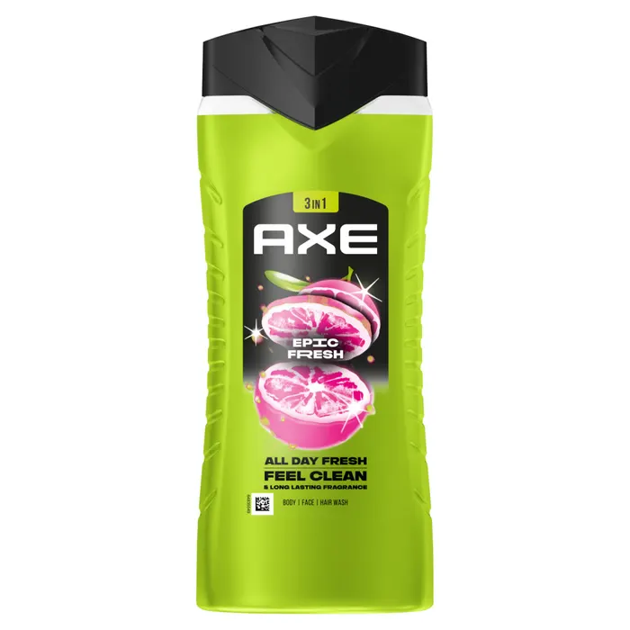 AXE Epic Fresh 3 in 1 tusfürdő testre, arcra, hajra